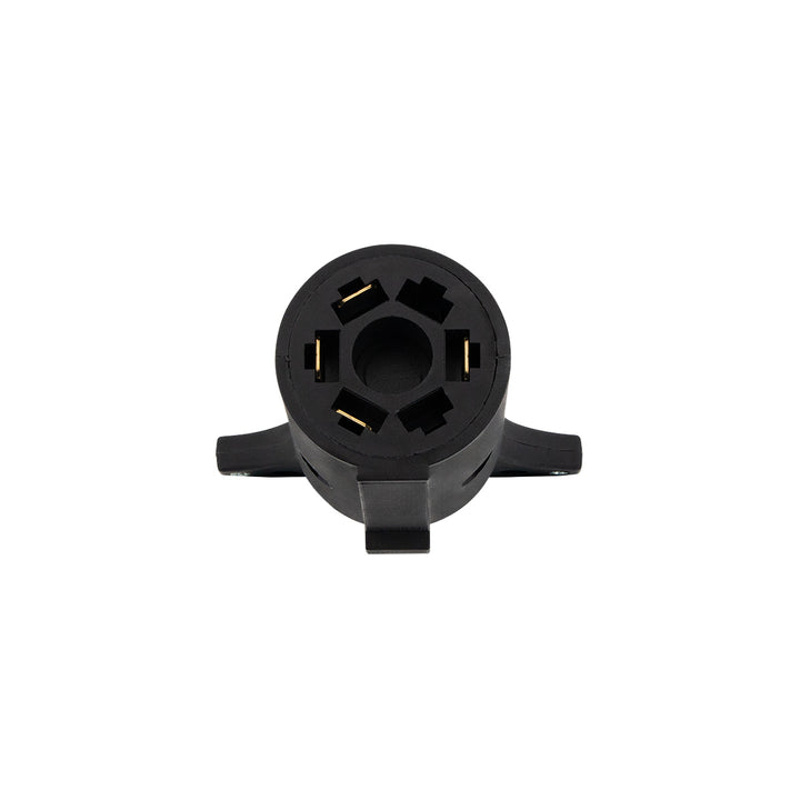 7 - Pole Round to 4 - Way Flat M/FM RV Plug Adapter, 1 Pc.