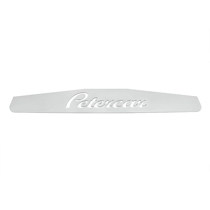 4" x 24" Chrome Petercar Bottom Mud Flap Plate - Welded Stud