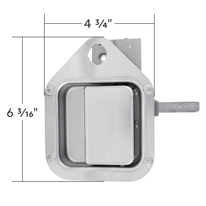 Exterior Sleeper Storage Door Handle For Kenworth W900/T800 (2004-2015), Long Striker - Driver (Bulk)