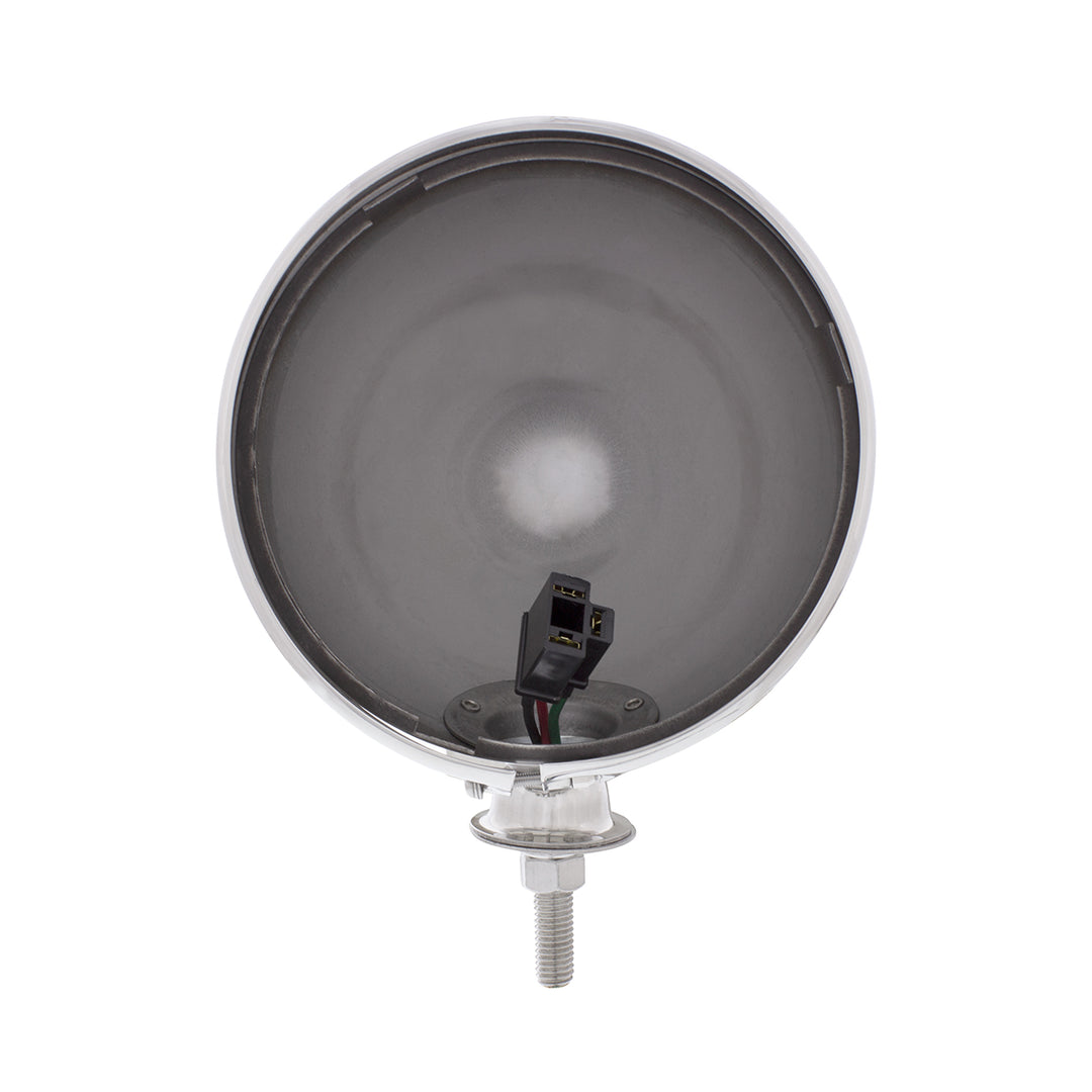 7" Chrome Dietz Style Headlight Housing Only and 34222 Pigtail (Pair)