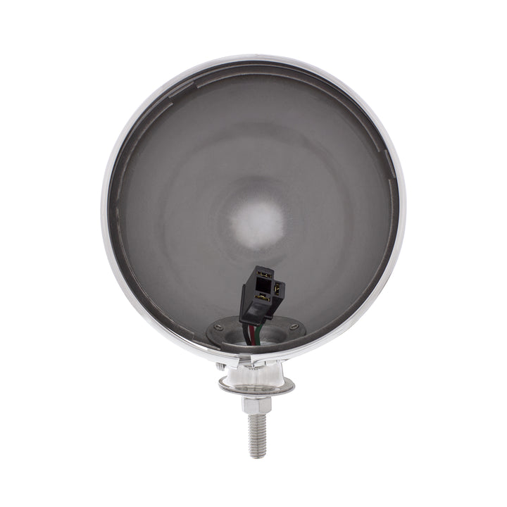 7" Chrome Dietz Style Headlight Housing Only and 34222 Pigtail (Pair)