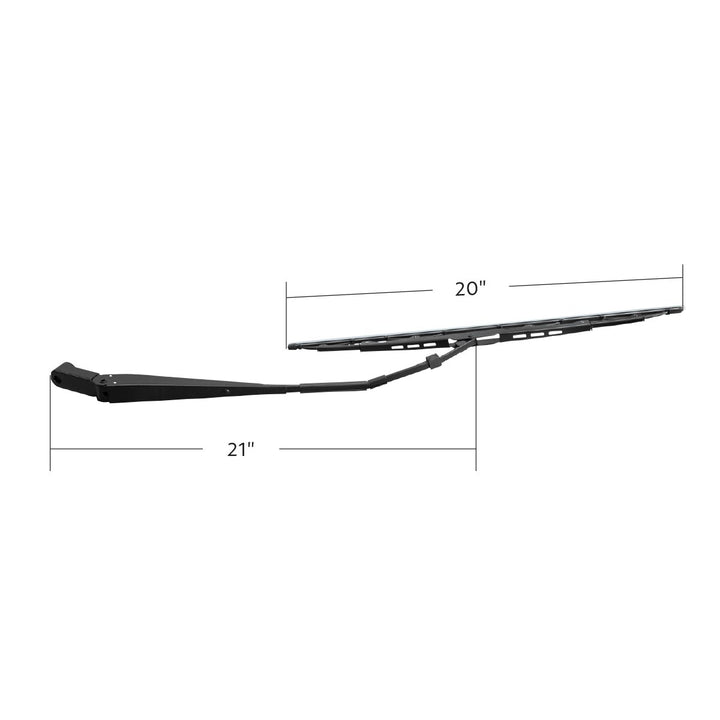 Wiper Arm Assembly With Wiper Blade For Peterbilt Trucks