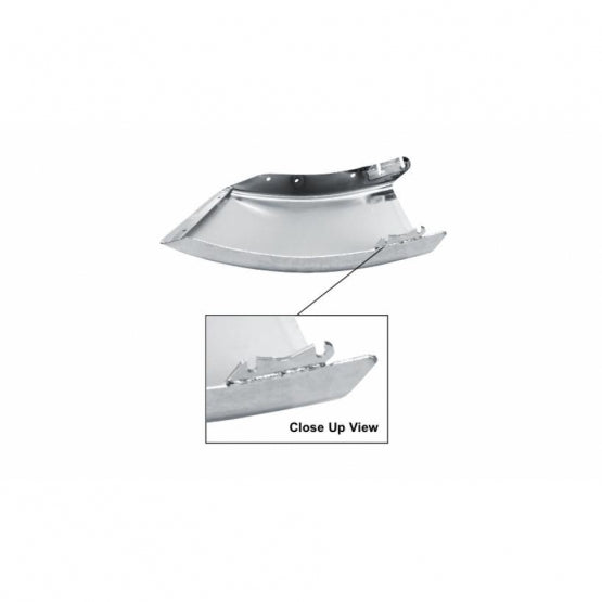 28.35" Chrome Bumper End For Freightliner M2 - 112 - Passenger