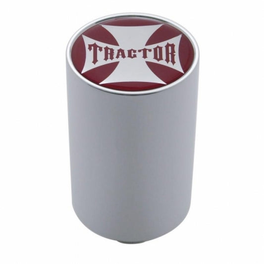 "Tractor" 3" Air Valve Knob - Red Maltese Cross Sticker