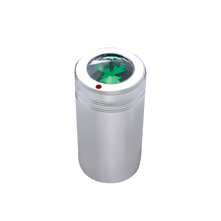 CB Knob With Green Crystal (2-Pack)