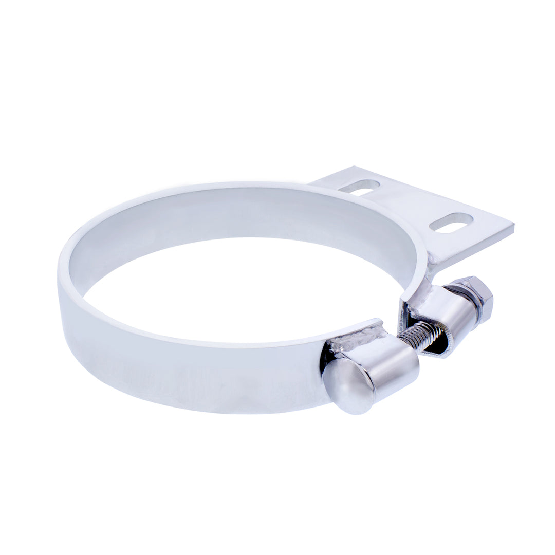 5" Chrome Cab Exhaust Clamp For Peterbilt