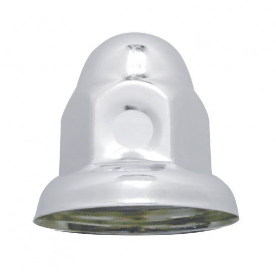 33mm X 2" Chrome Steel Nipple Nut Covers With Flange