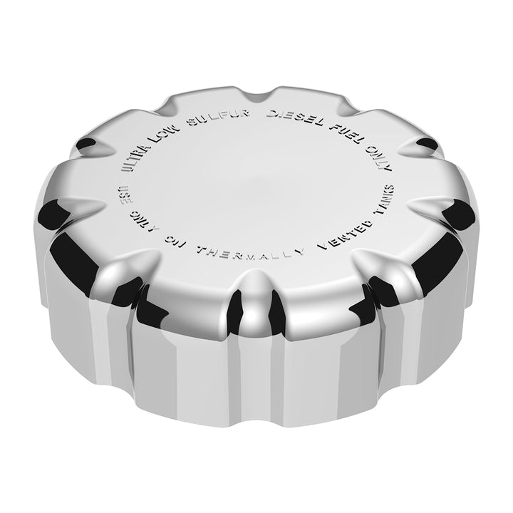 Chrome Plastic Fuel Cap Cover For Volvo - Non - Locking