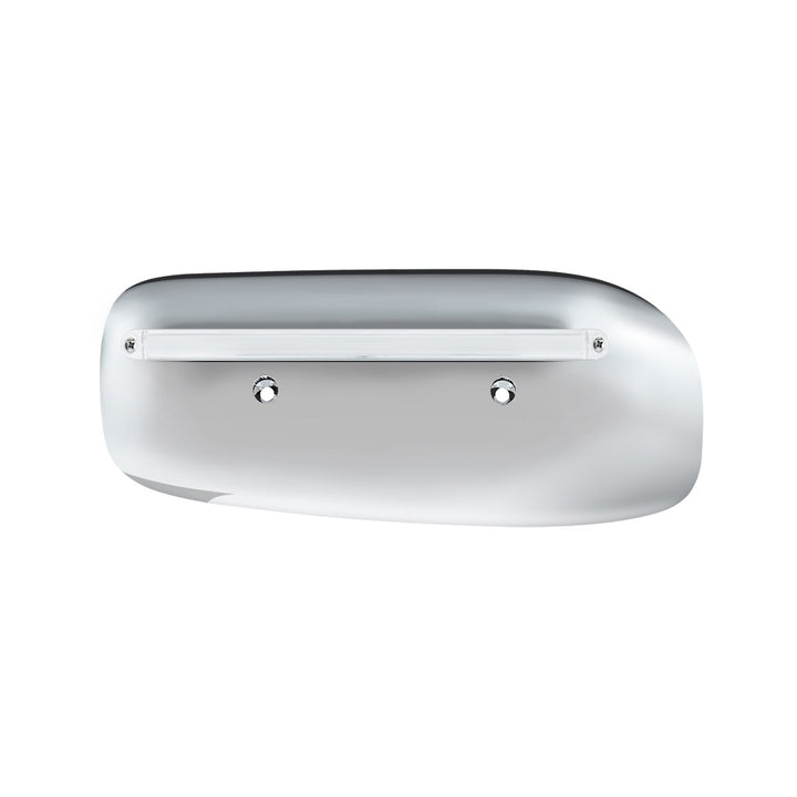 24 LED GloLight Rear Headlight Housing Cover For 2008-2023 Peterbilt 389 (Driver) - Amber LED/Clear Lens