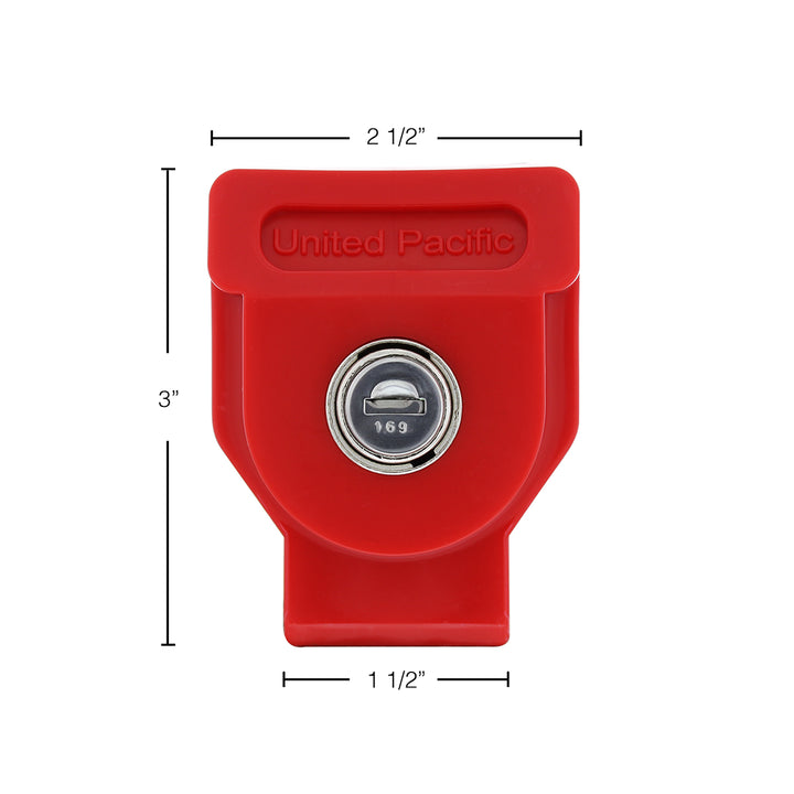 Heavy Duty Plastic Gladhand Lock - Individually Keyed