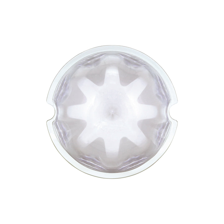 9 LED Dual Function GloLight Watermelon Cab/Auxiliary Light - Red LED/Clear Lens