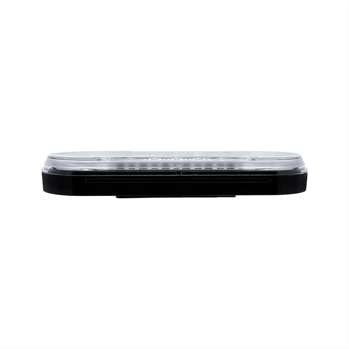 22 LED 6" Oval Abyss Light (Back-Up) - White LED/Clear Lens