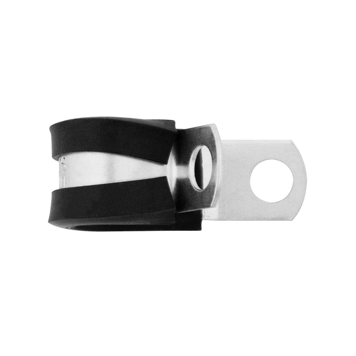 1/2" I.D. Santoprene Insulated Clamps w/ 1/4" Mounting Hole (10-Pack)