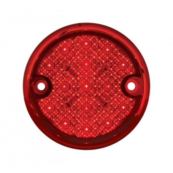 30 LED 3" Dual Function Reflector Double Face Light Kit - Amber &amp; Red LED/Amber &amp; Red Lens