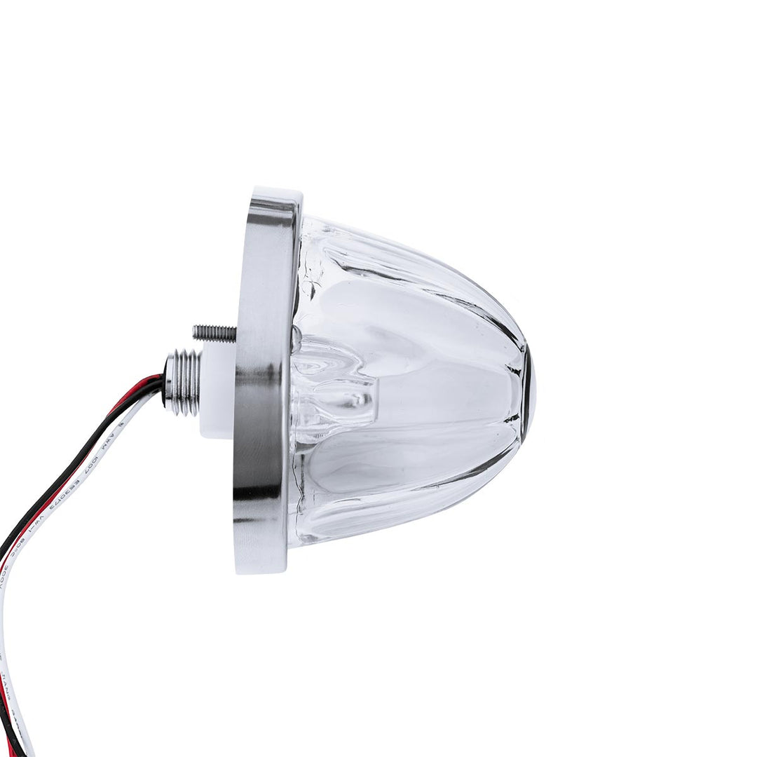 Glass Watermelon Light Kit With 2 LED Light - Amber LED/Clear Lens