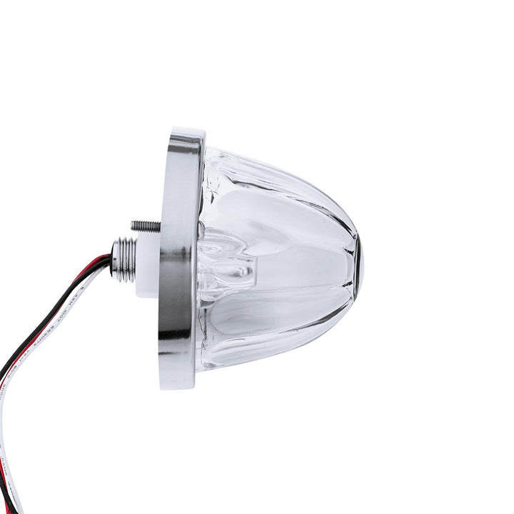 Glass Watermelon Light Kit With 2 LED Light - Amber LED/Clear Lens