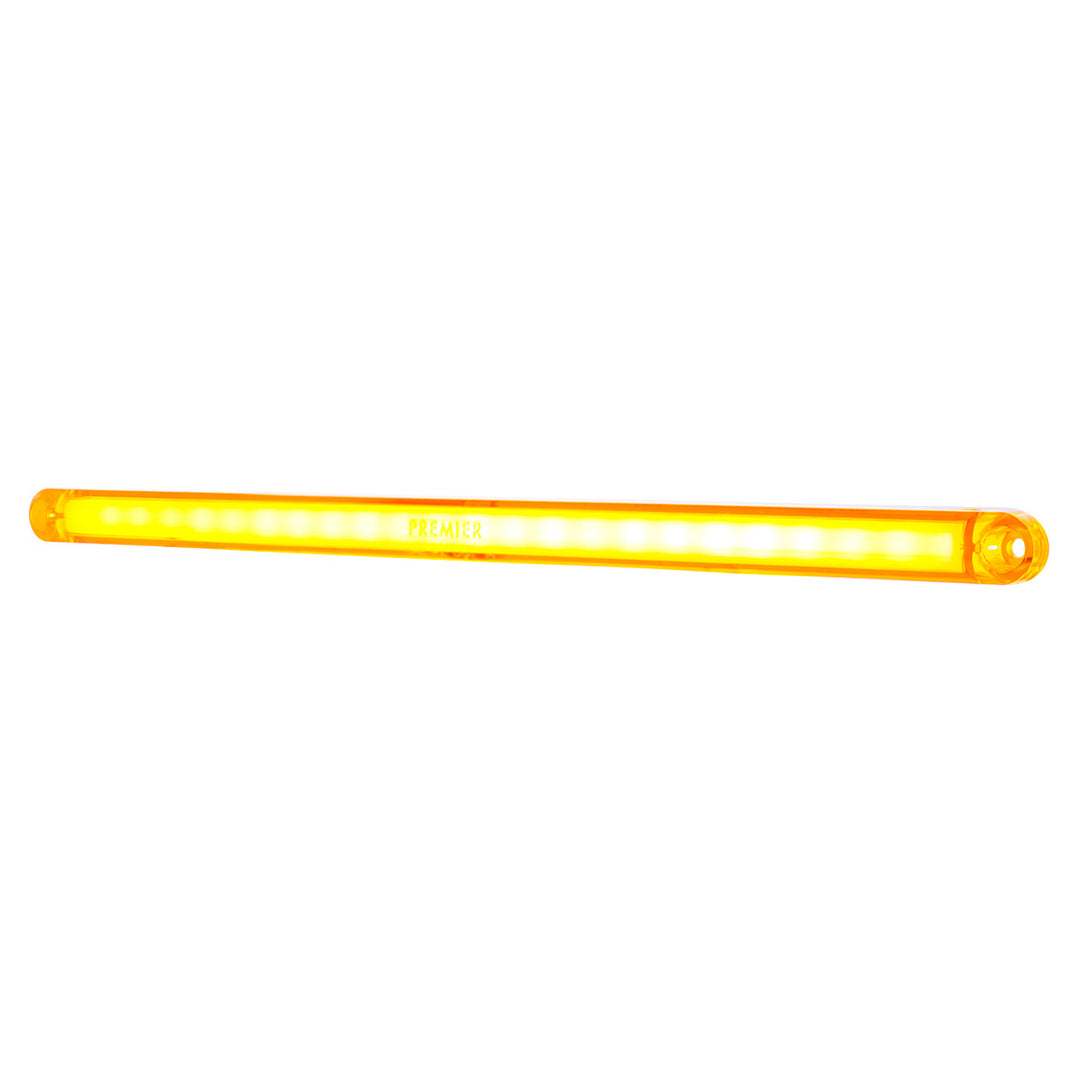 24 LED Dual Function 12" GloLight Bar (Turn Signal) - Amber LED &amp; Lens (Card)