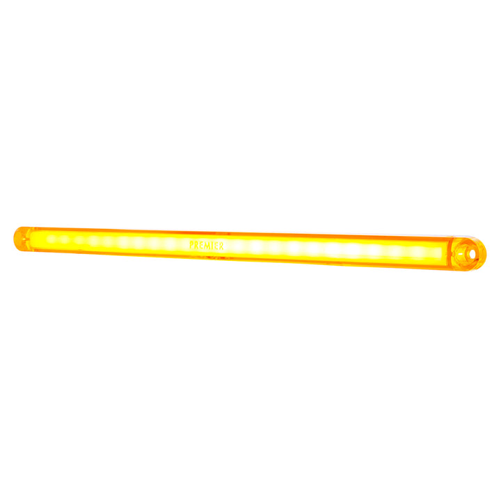 24 LED Dual Function 12" GloLight Bar (Turn Signal) - Amber LED &amp; Lens (Card)