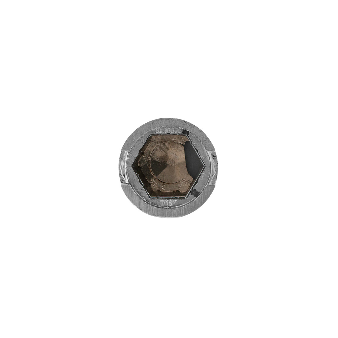 7/16" x 3/4" Chrome Plastic Pointed Nut Covers - Push-On (10-Pack)