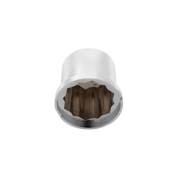 33mm X 1-7/8" Chrome Plastic Pointed Nut Covers - Push-On (10-Pack)