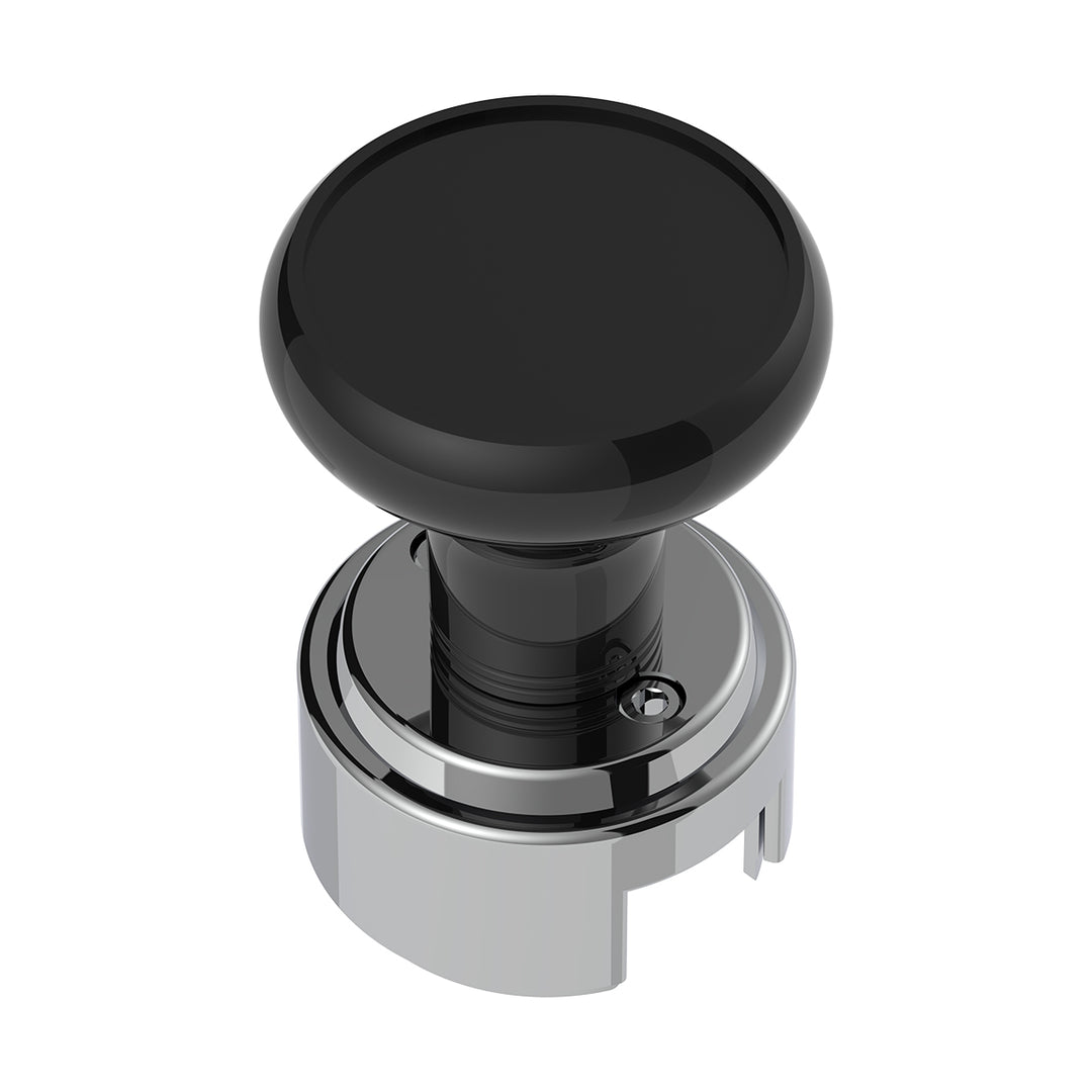 Thread-On Gearshift Knob &amp; Adapter For Eaton Fuller Style 13/15/18 Shifter - Black