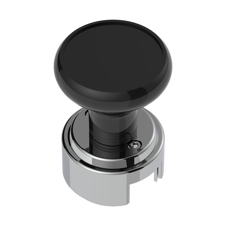 Thread-On Gearshift Knob &amp; Adapter For Eaton Fuller Style 13/15/18 Shifter - Black