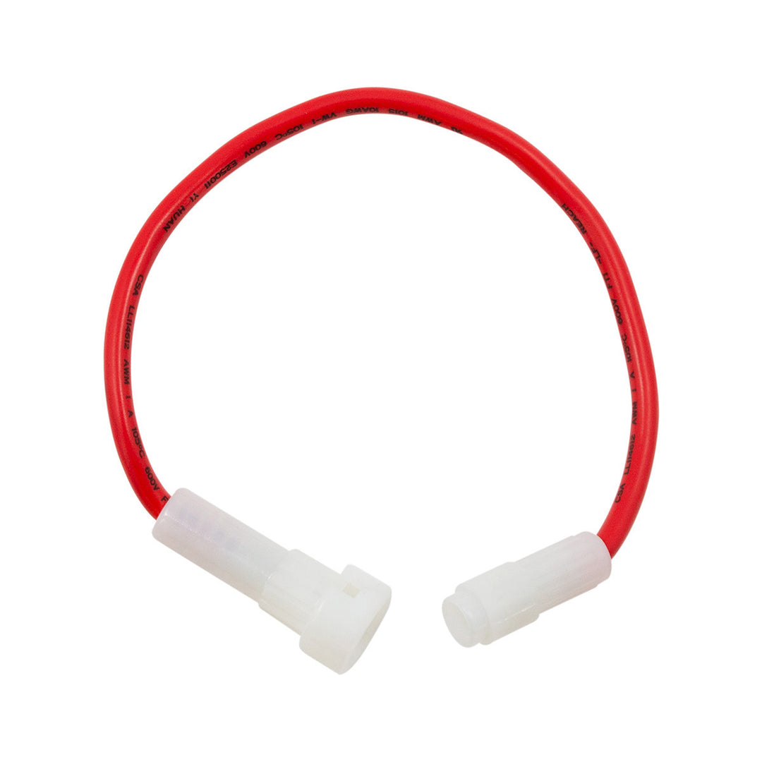 In - Line Glass Fuseholder 10 AWG 6.5" Wire w / (1)30 Amp AGC Fuse &amp; (2)Vinyl Terminals, 1 Set.