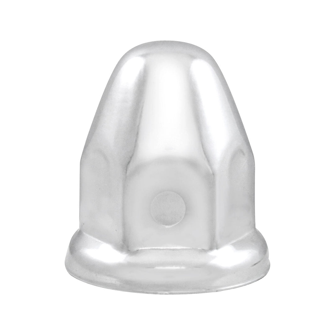 1-1/2" x 2-1/4" Chrome Steel Bullet Nut Covers With Flange (10-Pack)