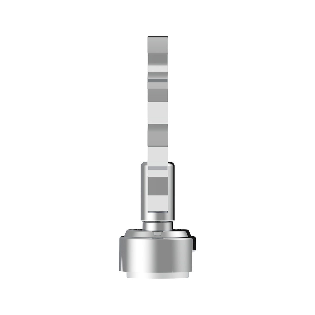 Thread-On Knuckle Gearshift Knob With Chrome 13/15/18 Speed Adapter - Chrome