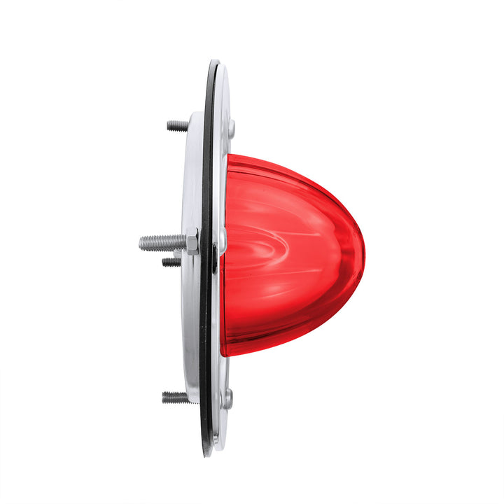 9 LED Dual Function GloLight Watermelon Sleeper Bunk Kit With 304 Stainless Steel Bezel - Red LED/Red Lens