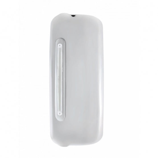 Mirror Cover With 24 Amber LED 12" GloLight For 2005+ Freightliner Century/Columbia - Driver - Clear Lens