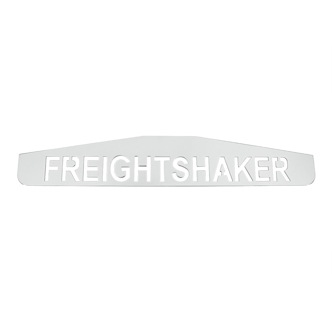 4" x 24" Chrome Freightshaker Bottom Mud Flap Plate - Welded Stud