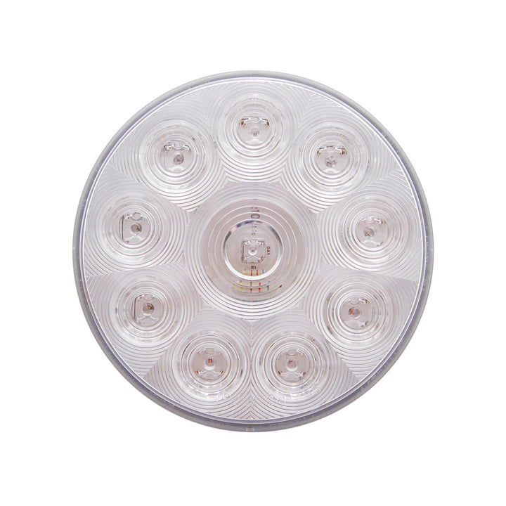 10 LED 4 "Auxiliary/Utility Light - White LED/Clear Lens