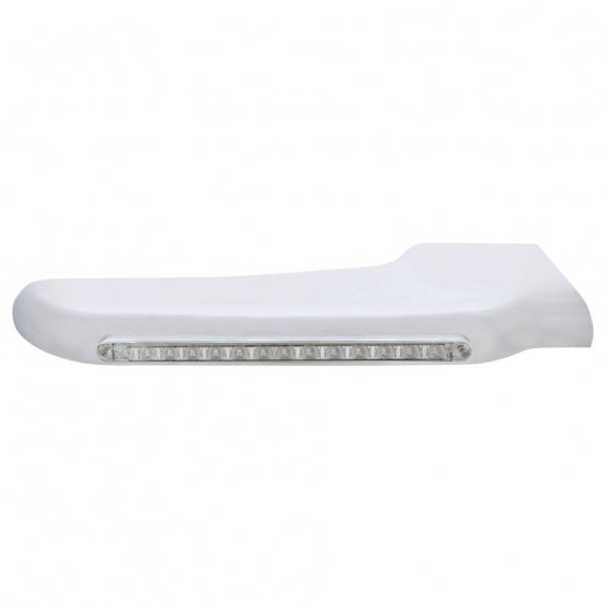 Sequential 14 Amber LED Front Fender Cover For Peterbilt 388 (2008-2015)&amp;389 (2008-2023) - Clear Lens - Passenger