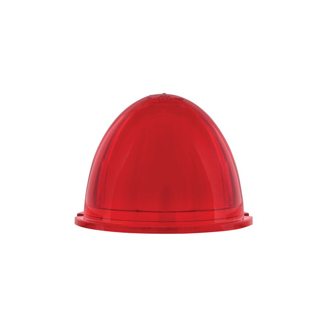 9 LED Dual Function GloLight Watermelon Cab/Auxiliary Light - Red LED/Red Lens (Bulk)