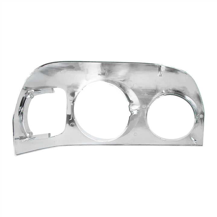 Chrome Headlight Bezel For 1996-2004 Freightliner Century - Driver - Competition Series