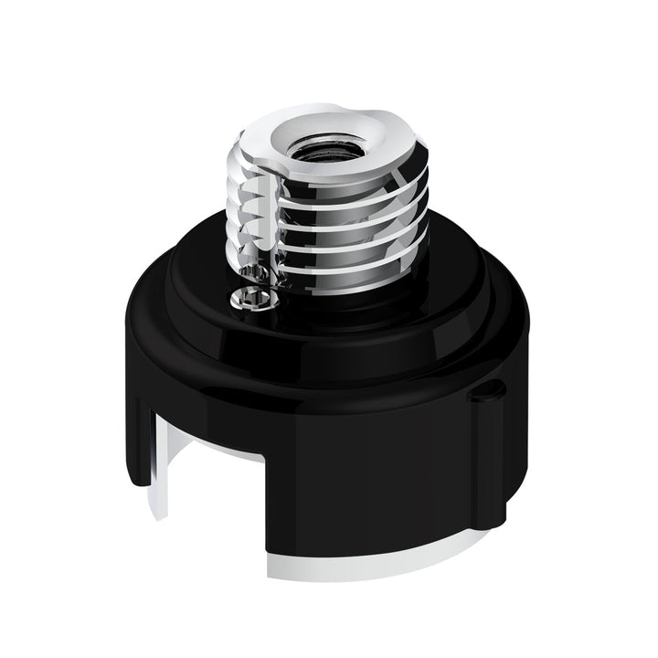 M30 x 3.5 Thread-On Gearshift Adapter W/LED Mount For Eaton - Fuller 13/15/18 Speed - Matte Black