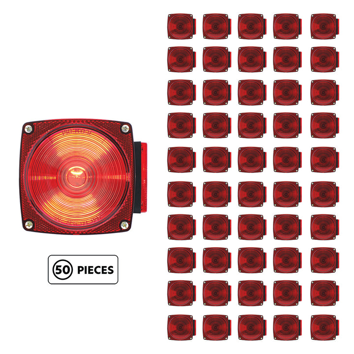 Under 80" Wide Combination Trailer Light Without License Light (50 Pcs)