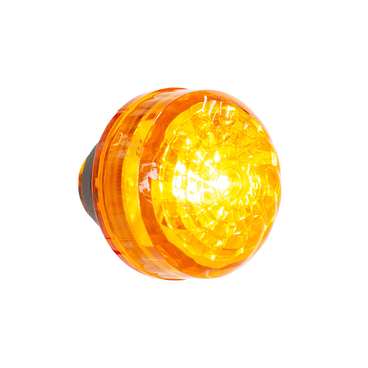 LED 1-1/4" Round Light (Clearance/Marker) - Amber LED/Amber Lens