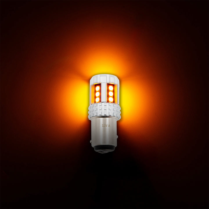High Power 18 LED 1157 Bulb - Amber