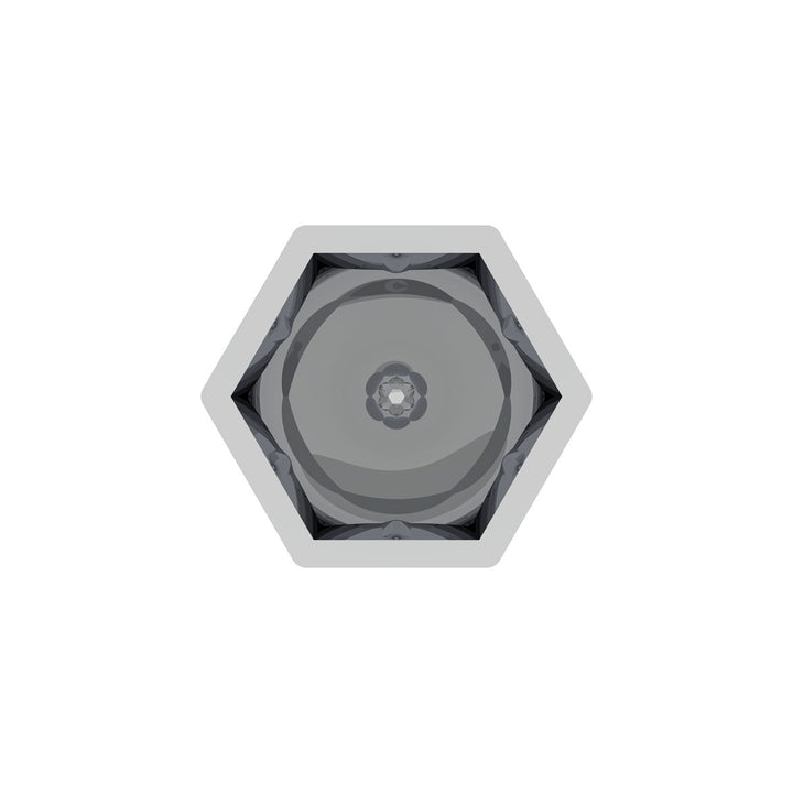 3/4" x 1 3/8" Chrome Plastic Bullet Nut Cover - Push-On (50-Pack)