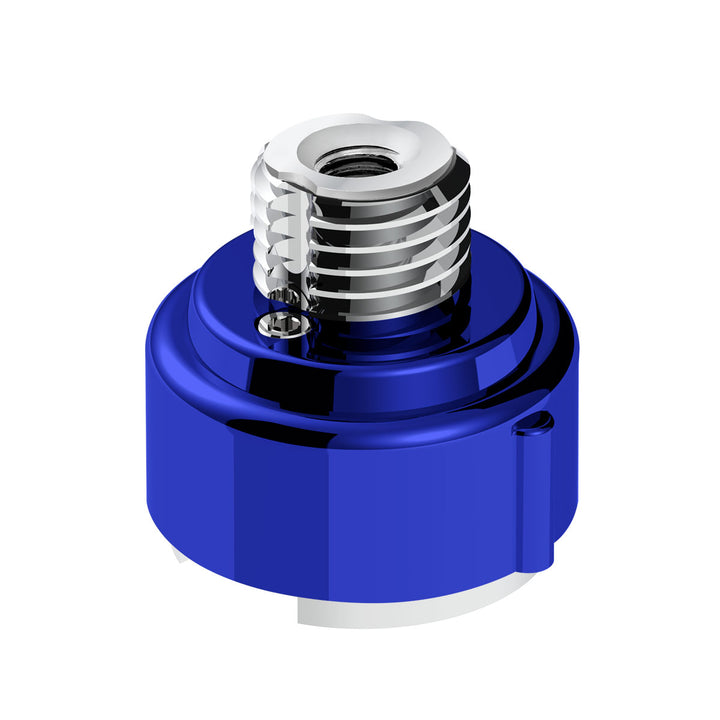 M30 x 3.5 Thread-On Gearshift Adapter W/LED Mount For Eaton - Fuller 9/10 Speed - Indigo Blue