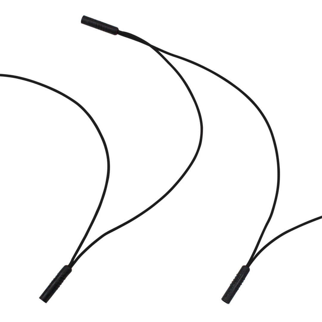 0.180" Female Plug Black Wire Harness With 50 Plugs - 12" Lead (Bulk)