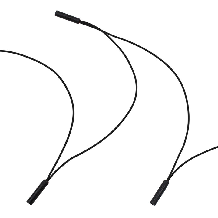0.180" Female Plug Black Wire Harness With 50 Plugs - 12" Lead (Bulk)