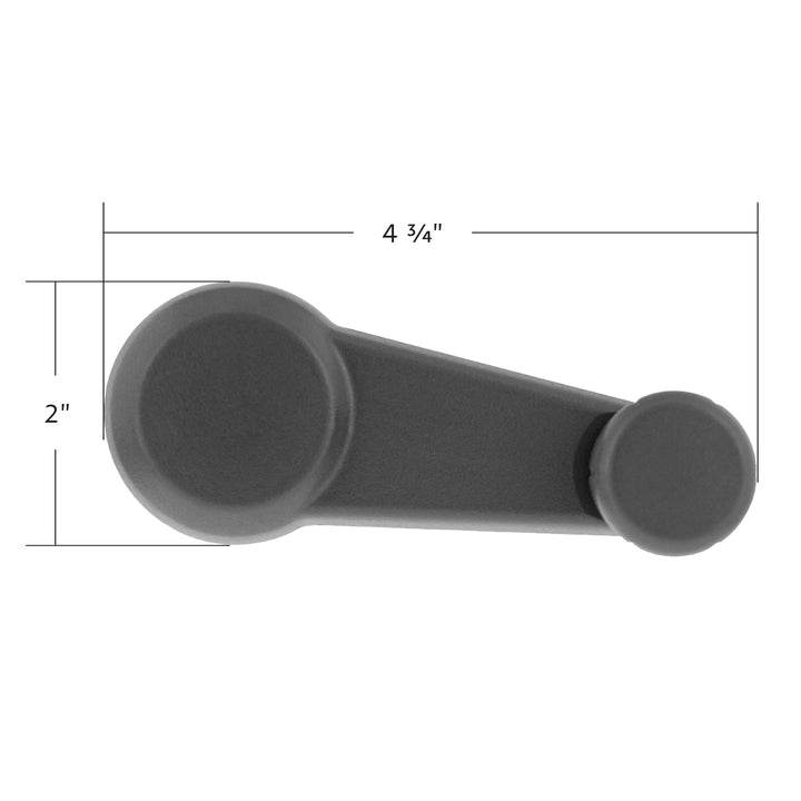 Gray Plastic Window Crank Handle For Isuzu NPR/NPR - HD (2007-2016) &amp; NQR (2005-2016)