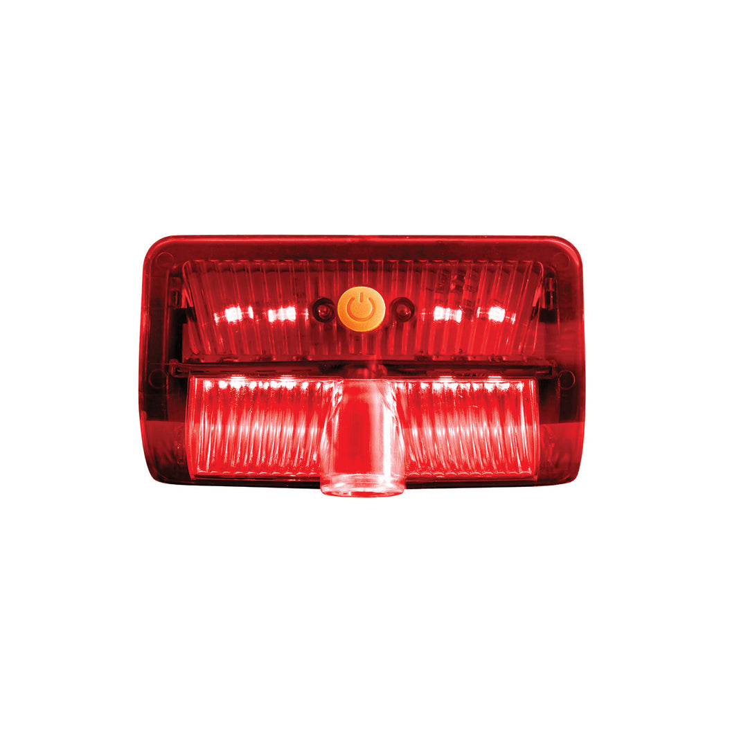 9 LED Interior Door Light With American Flag Courtesy Projector Light For 2006+ Kenworth &amp; Peterbilt Trucks