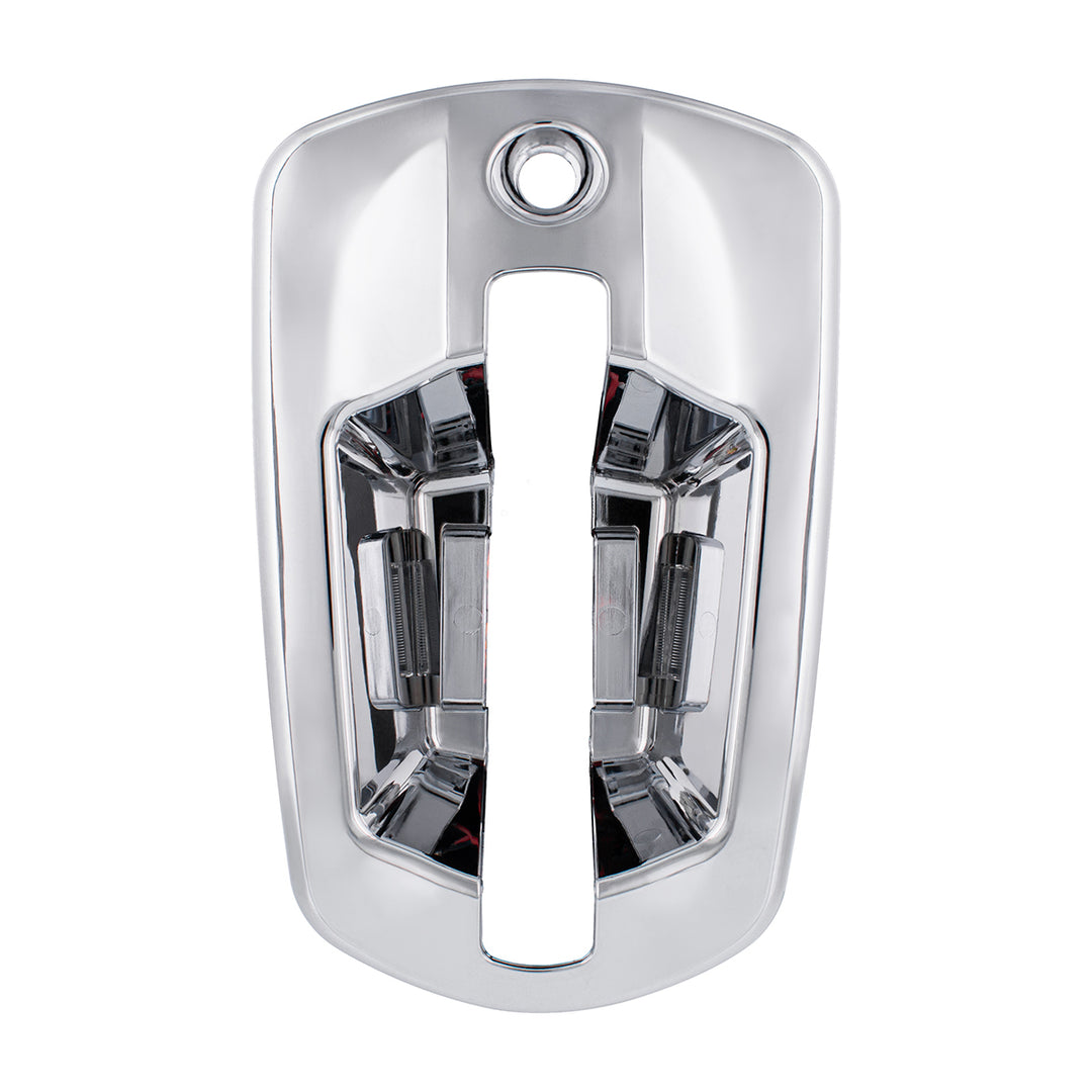 6 LED Chrome Door Handle Cover For 2018-2025 Freightliner Cascadia - Passenger, White LED