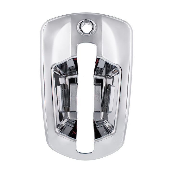 6 LED Chrome Door Handle Cover For 2018-2025 Freightliner Cascadia - Passenger, White LED