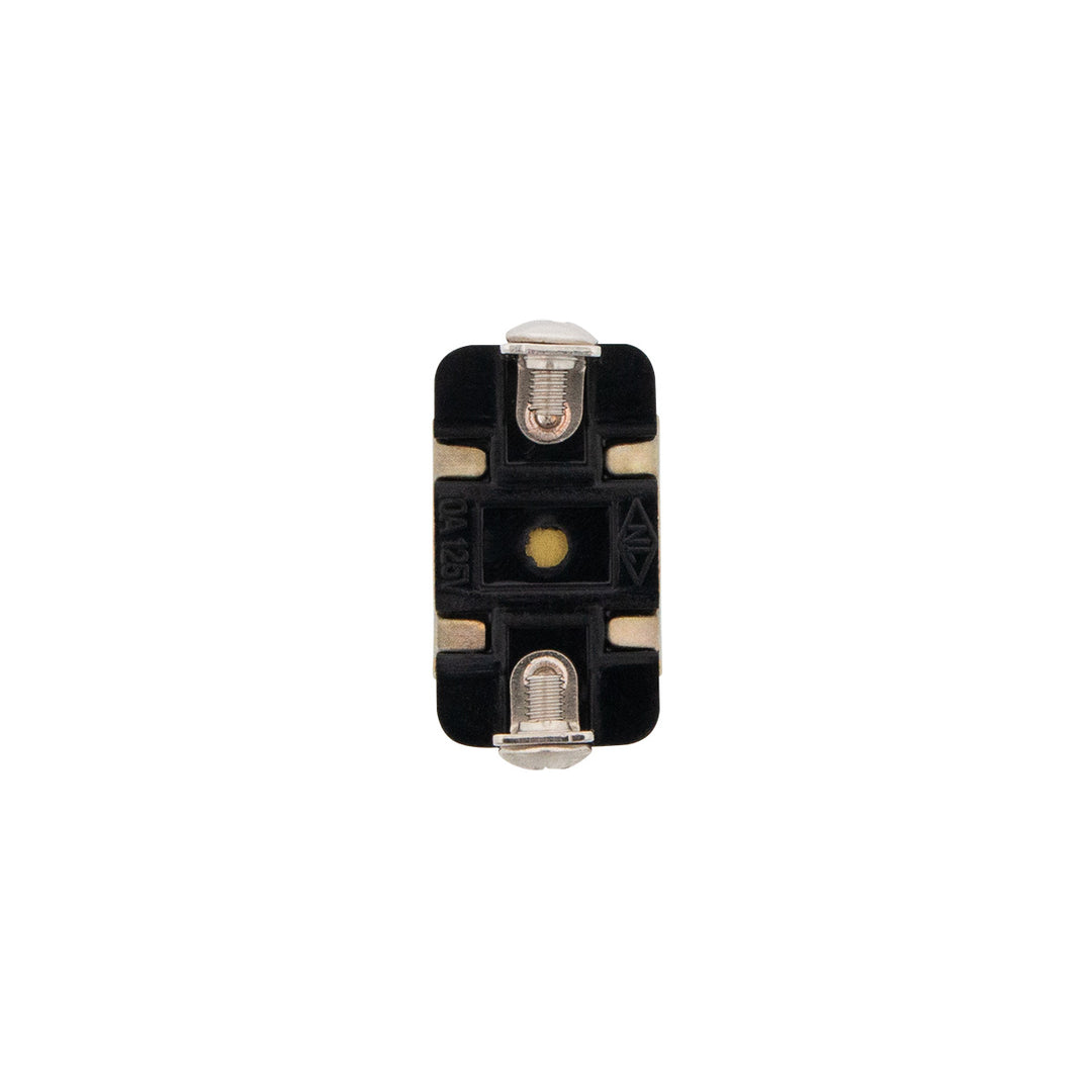 2 Pin, 10 Amp - 12V DC On - Off Metal Toggle Switch With 2 Screw Terminals