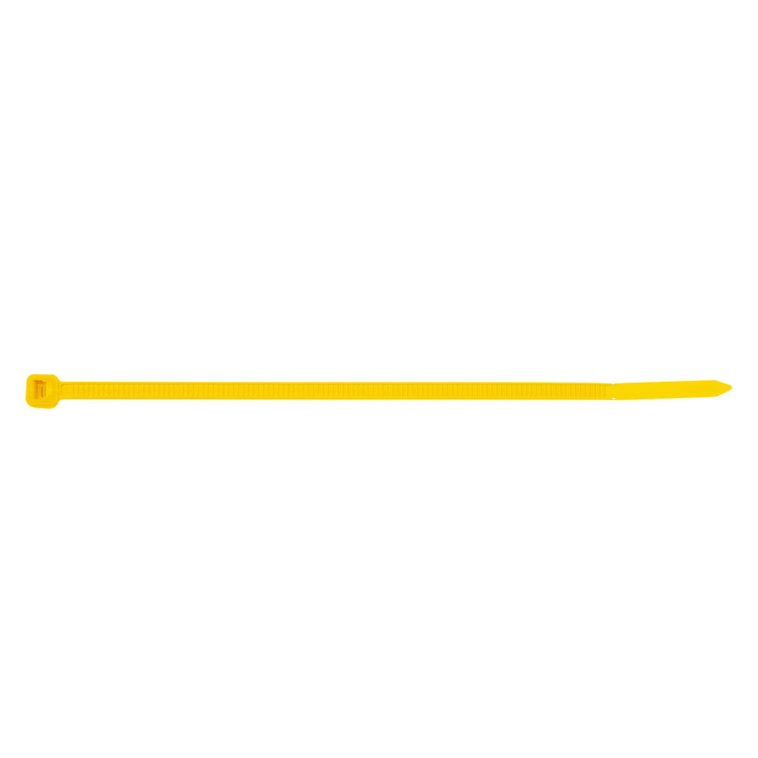5.5" Yellow Nylon Cable Zip Ties 40 Lbs (25-Pack)